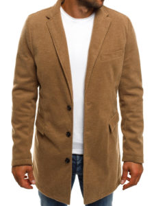 Herren Mantel beige