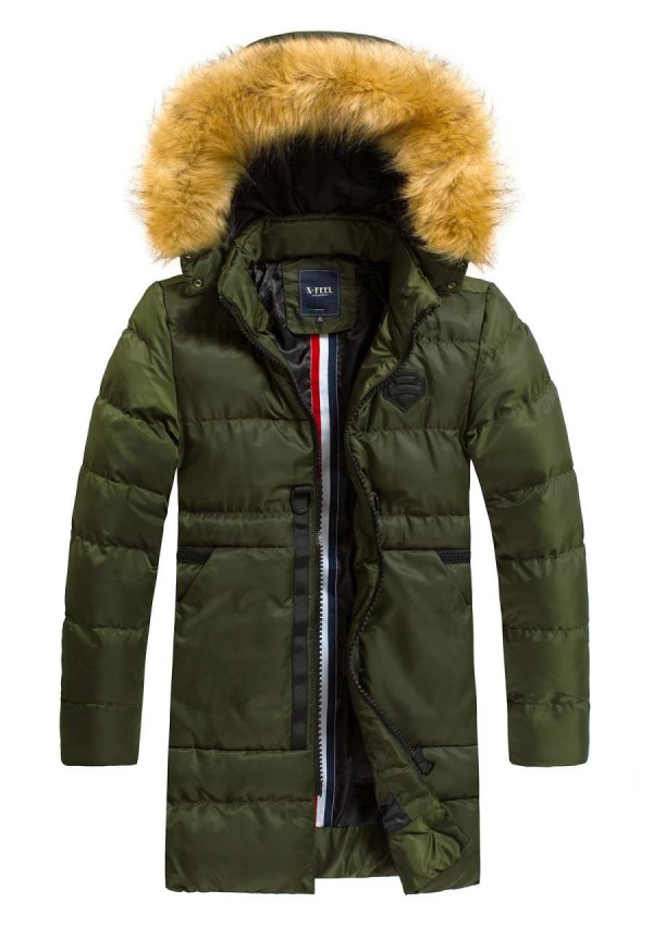 Herren Winterjacke Grün